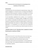 La Importancia Del Currículo Nacional En Los Aprendizajes De Los Estudiantes En El Nivel Primario