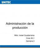 FORO1 Fundamentos de sistemas de producción