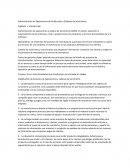 Administración de Operaciones de Producción y Cadenas de Suministros