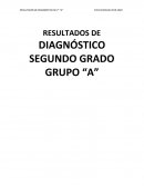 INFORME DE DIAGNOSTICO SEGUNDO GRADO GRUPO “A”