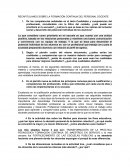 RECAPITULANDO SOBRE LA FORMACIÓN CONTINUA DEL PERSONAL DOCENTE