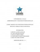 GERENCIA DE NEGOCIOS INTERNACIONALES Análisis de la industria textil