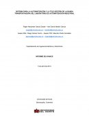 SISTEMA PARA LA AUTOMATIZACIÓN Y LA TELE-GESTIÓN DE LA BANDA TRANSPORTADORA DEL LABORATORIO DE AUTOMATIZACIÓN INDUSTRIAL