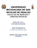 Matrimonio - derecho civil