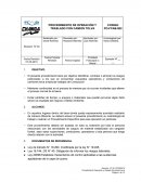 PROCEDIMIENTO DE OPERACIÓN Y TRASLADO CON CAMION TOLVA