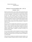 Síntesis de “La era del imperalismo 1857 – 1914” de Hobsbawn. Cap II.
