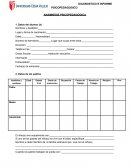 DIAGNOSTICO E INFORME PSICOPEDAGOGICO. ANAMNESIS PSICOPEDAGÓGICA