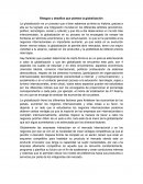 Riesgos y desafíos que plantea la globalización