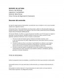 Reporte Formas de Organización