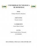 Trabajo ifantil En Honduras