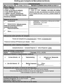 Briefing para Campaña de Mercadotecnia Directa