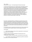 Actividad película: El Origen – Tomorrowland Asignatura: Mercados Internacionales