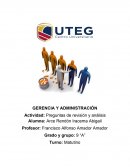 GERENCIA Y ADMINISTRACIÓN Empresa: Daful