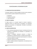 EDUCACION ESPECIAL CON ENFOQUE INCLUSIVO