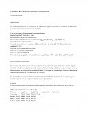 Laboratorio #1: Cálculo de volúmenes e incertidumbre