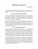 Identidad y proyecto