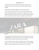 “Moda Rápida” ZARA