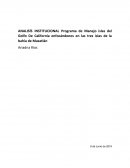 Programa de Manejo islas del Golfo De California enfocándonos en las tres islas de la bahía de Mazatlán