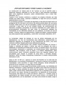 ¿Por qué edificamos y desde cuando lo hacemos?