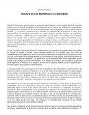 ENSAYO DE LAS EMPRESAS Y LA SOCIEDAD