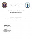 Cuadro comparativo de los patrones de producción y consumo entre México y otros países