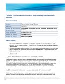 Fenómenos económicos en los procesos productivos de la sociedad