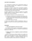 Administrativo, Caso práctico Reglamento