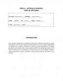 TAREA 6 – ENTREGA EN SEMANA 7 TOMA DE DECISIONES