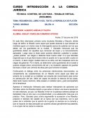 RESUMEN DEL LIBRO VI DEL TEXTO LA REPÚBLICA DE PLATÓN