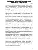 Crecimiento de Bienestar Economico como resultado de la estabilidad de precios