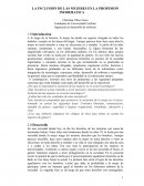 LA INCLUSION DE LAS MUJERES EN LA PROFESION INFORMATICA