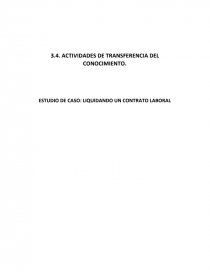 ESTUDIO DE CASO: LIQUIDANDO UN CONTRATO LABORAL. Página 1