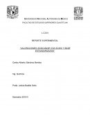 Valoraciones ácido-base con ácido y base estandarizados