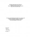 PLAN DE ACCIÓN DIRIGIDO PARA REDUCIR LA VIOLENCIA DE GÉNERO EN LOS HABITANTES DE LA COMUNIDAD