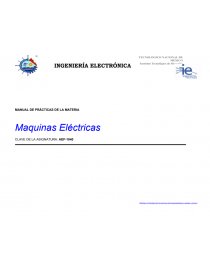 Manual de practicas maquinas electricas 1. Página 1