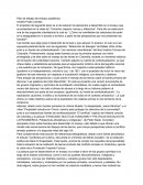 Plan de trabajo del ensayo académico