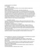 CLASIFICACION DE LAS CIENCIAS Especulativas o teóricas