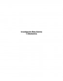 Investigación Beta-Alanina Y Sibutramina