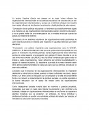 Como influyen las organizaciones internacionales