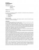 Análisis de Caso Estado depresivo