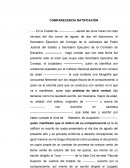 Escrito de certificacion de recibo