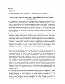 IMPACTO SOCIOECONOMICO Y POLITICO SOBRE EL USO DE FUENTES ENERGÉTICAS