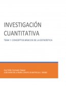 CONCEPTOS BÁSICOS DE LA ESTADÍSTICA DEFINICION DE LA ESTADISTICA Y SU CLASIFICACION