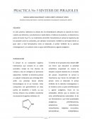 PRACTICA No 5 SINTESIS DE PIRAZOLES