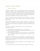 Estudio de mercado. La estructura de mercado