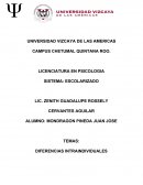 DIFERENCIAS INTRAINDIVIDUALES INVESTIGACION