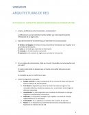 ARQUITECTURAS DE RED