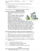 Evaluación de lenguaje y comunicación “La fábula”