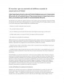 Nobel que no atendió al teléfono