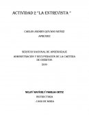 Administración y recuperación de la cartera de créditos. Caso de mora